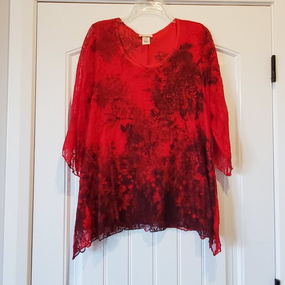 Brittany Black Tops - Womens XL